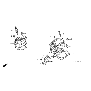 CYLINDER HEAD ('05-'07)