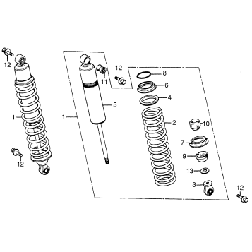 REAR SHOCK ABSORBER 78