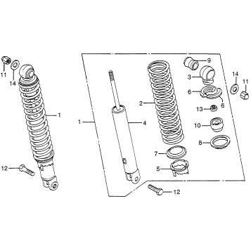 REAR SHOCK ABSORBER (1)