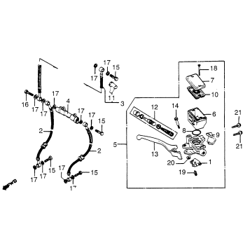 FRONT BRAKE MASTER CYLINDER