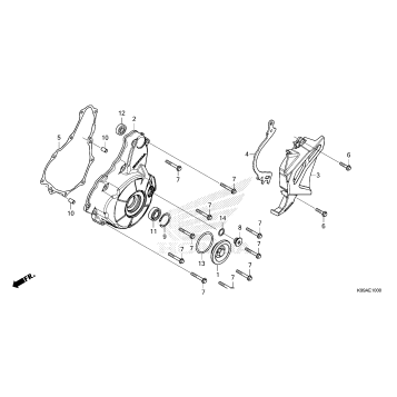 LEFT CRANKCASE COVER