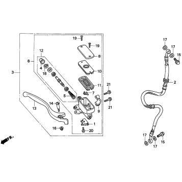 FR. BRAKE MASTER CYL.