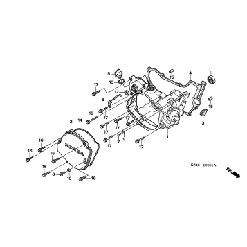 RIGHT CRANKCASE COVER ('05-'07)