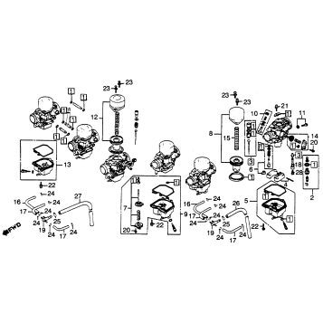 CARBURETOR COMP. PARTS 80