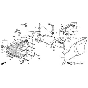 LEFT CRANKCASE COVER