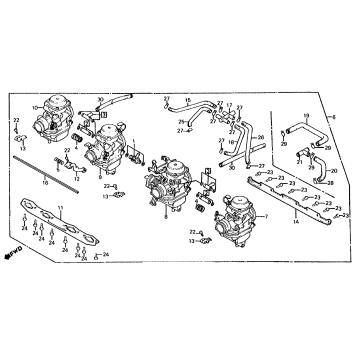 CARBURETOR (ASSY., LINK)