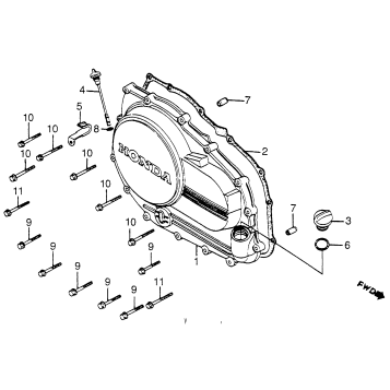 RIGHT CRANKCASE COVER