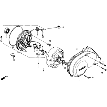 ALTERNATOR 86-87