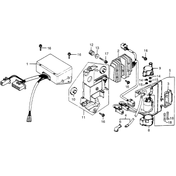 ELECTRIC PLATE + C.D.I. UNIT