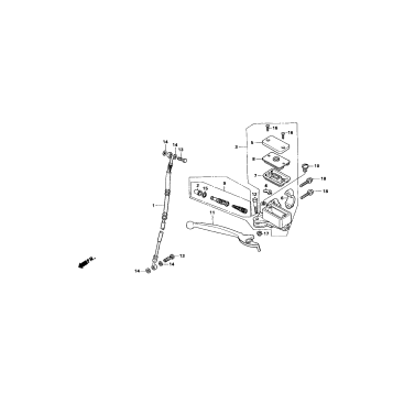 FRONT BRAKE MASTER CYLINDER