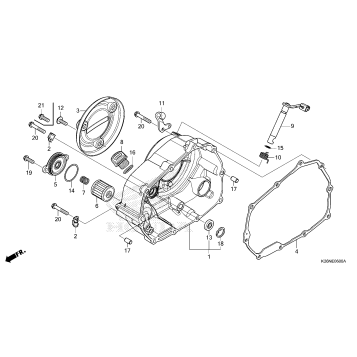 RIGHT CRANKCASE COVER