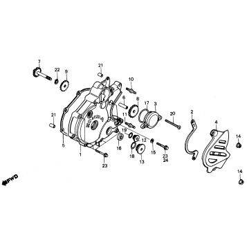 LEFT CRANKCASE COVER