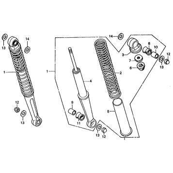 REAR SHOCK ABSORBER K4-79