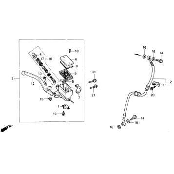 FRONT BRAKE MASTER CYLINDER