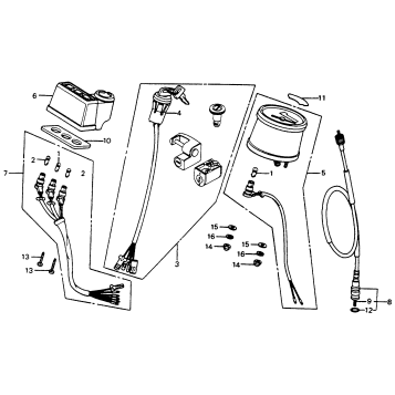 SPEEDOMETER + KEY SET 79