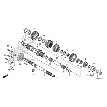 TRANSMISSION (MAINSHAFT)