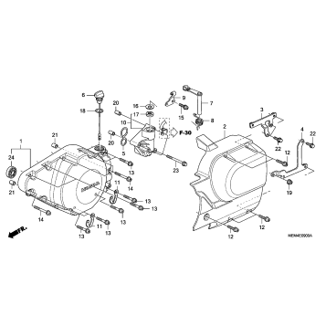 LEFT CRANKCASE COVER