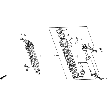 REAR SHOCK ABSORBER 80