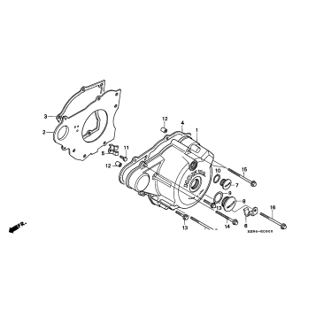 LEFT CRANKCASE COVER