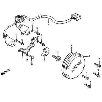 PULSE GENERATOR + LEFT CRANKCASE COVER