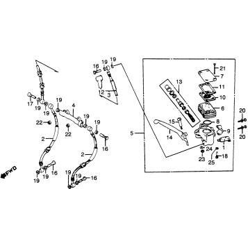 FRONT BRAKE MASTER CYLINDER