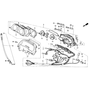 SPEEDOMETER + TACHOMETER