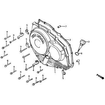 RIGHT CRANKCASE COVER