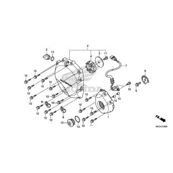 RIGHT CRANKCASE COVER