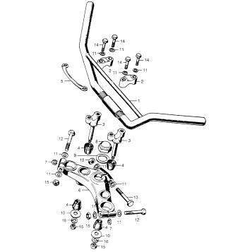 HANDLEBAR + TOP BRIDGE