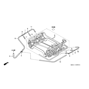 THROTTLE BODY (TUBING) (AC)