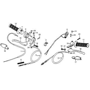 CONTROL LEVERS + SWITCHES + CABLES 81