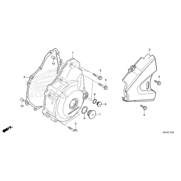 LEFT CRANKCASE COVER