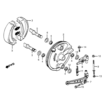 FRONT BRAKE PANEL 83