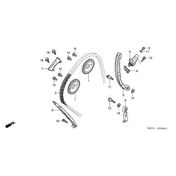 CAM CHAIN + TENSIONER