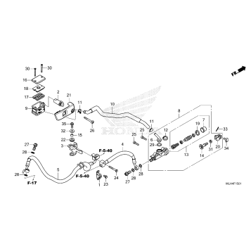 REAR BRAKE MASTER        CYLINDER (2)