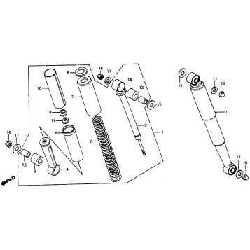 REAR SHOCK ABSORBER 83