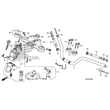 HANDLEBAR + TOP BRIDGE