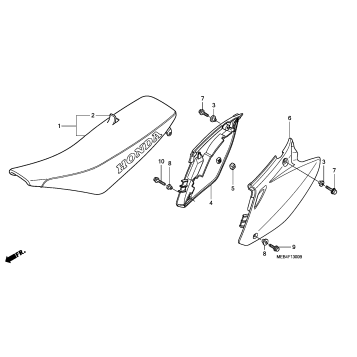 SEAT + SIDE COVER ('02-'04)