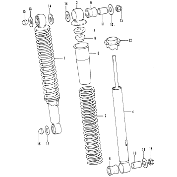 REAR SHOCK ABSORBER K1