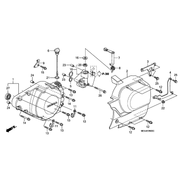 LEFT CRANKCASE COVER