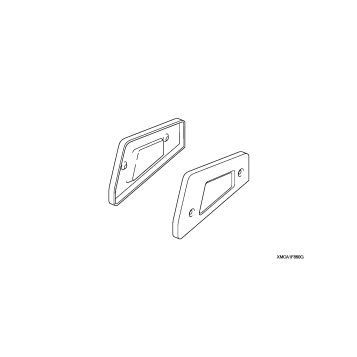 FLOORBOARD LOWER COVER   (PASSENGER) (CHROME)