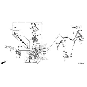 FRONT BRAKE MASTER CYLINDER