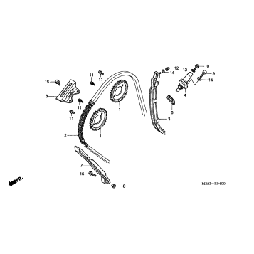 CAM CHAIN + TENSIONER