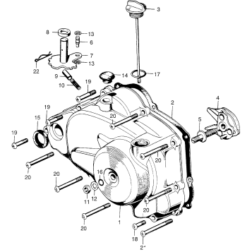 RIGHT CRANKCASE COVER