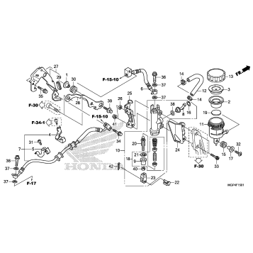 REAR BRAKE MASTER        CYLINDER (2)
