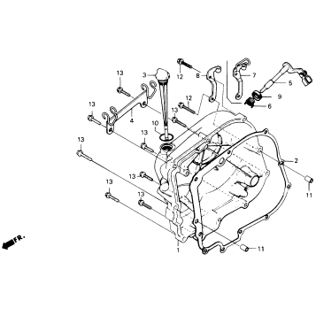 RIGHT CLANKCASE COVER