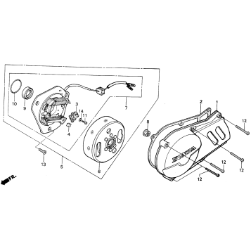 LEFT CRANKCASE COVER
