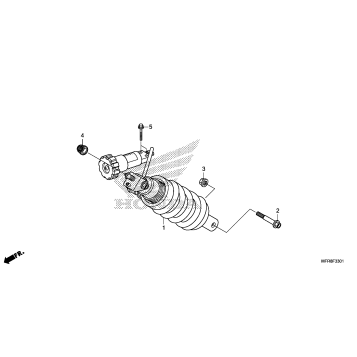 REAR SHOCK ABSORBER (2)