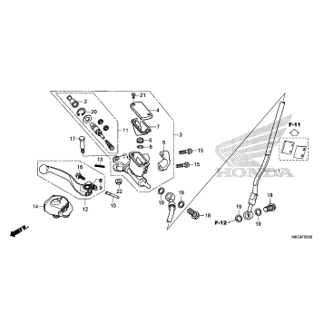 FRONT BRAKE MASTER       CYLINDER