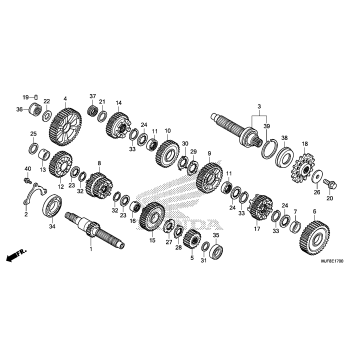 TRANSMISSION (CTX700N/NA)